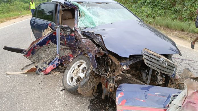 Couple seriously injured in accident involving 4 cars on Kasoa-Cape Coast highway