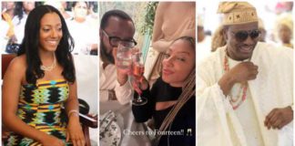 Valerie Obaze and her husband, Stanley, celebrate 14th wedding anniversary Photo source: @valerieoba, @stanoba Read more: https://yen.com.gh/entertainment/celebrities/238295-valerie-obaze-akufo-addos-daughter-nigerian-husband-stanley-mark-14th-wedding-anniversary-photos/