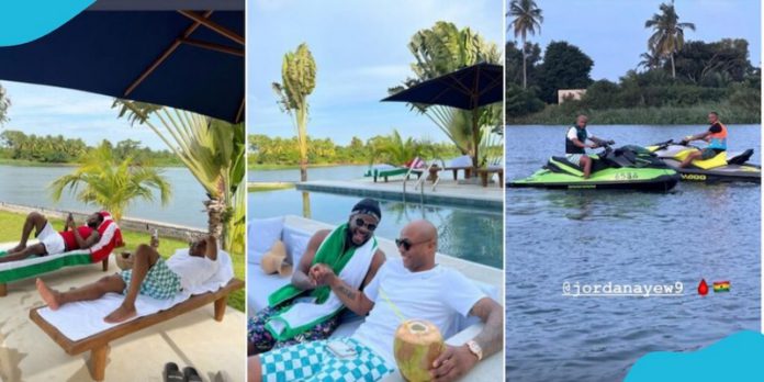 Mubarak Wakaso, Jordan Ayew and Dede Ayew. Photo Source: andreayew Mubarak Wakaso, Jordan Ayew and Dede Ayew. Photo Source: andreayew
