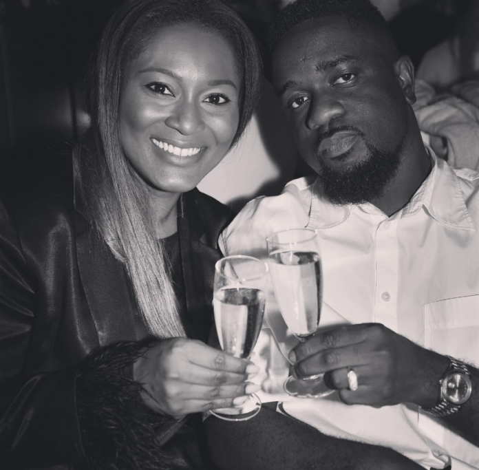 Sarkodie and wife, Tracy Sarkcess