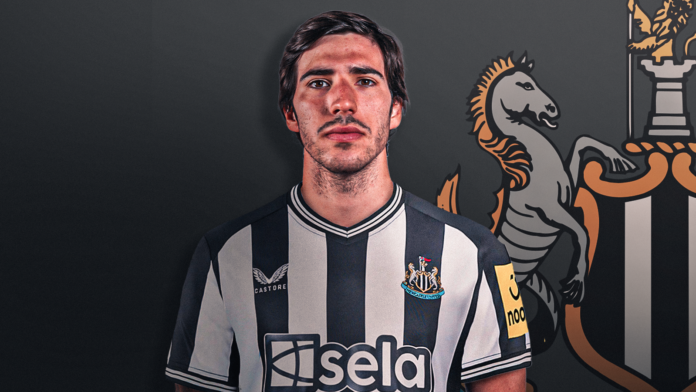 Tonali won the Serie A title with Milan in 2021-22 Tonali won the Serie A title with Milan in 2021-22