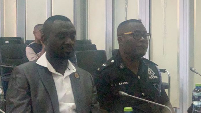 Leaked tape: Implicated police officers COP George Alex Mensah , Supt. George Akwasi Asare Supt. Eric Emmanuel Gyebi Leaked tape: Implicated police officers COP George Alex Mensah , Supt. George Akwasi Asare Supt. Eric Emmanuel Gyebi