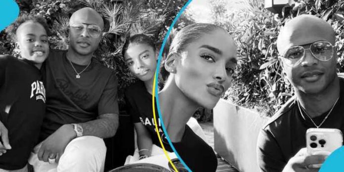 Dede Ayew and his gorgeous wife and daughters at Paris. Image Credit: @elaliaaa Dede Ayew and his gorgeous wife and daughters at Paris. Image Credit: @elaliaaa