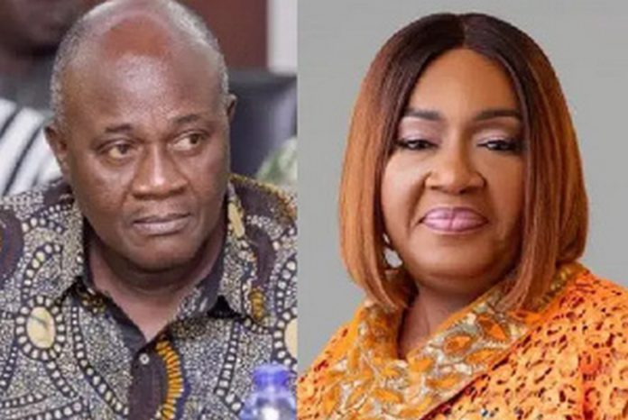 Dan Botwe and DACF boss Naa Torshie Dan Botwe and DACF boss Naa Torshie
