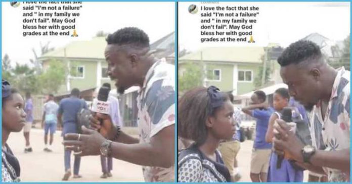 BECE girl wows interviewer with fluency Photo credit: pulseghana BECE girl wows interviewer with fluency Photo credit: pulseghana
