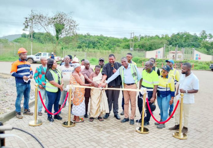 AngloGod Ashanti Obuasi pavement commissioning