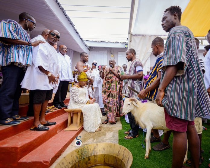 Marigold Akufo-Addo installed as Abrewatia in Akropong-Akuapem Marigold Akufo-Addo installed as Abrewatia in Akropong-Akuapem