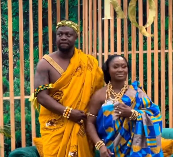 Eddie Nartey and his wife