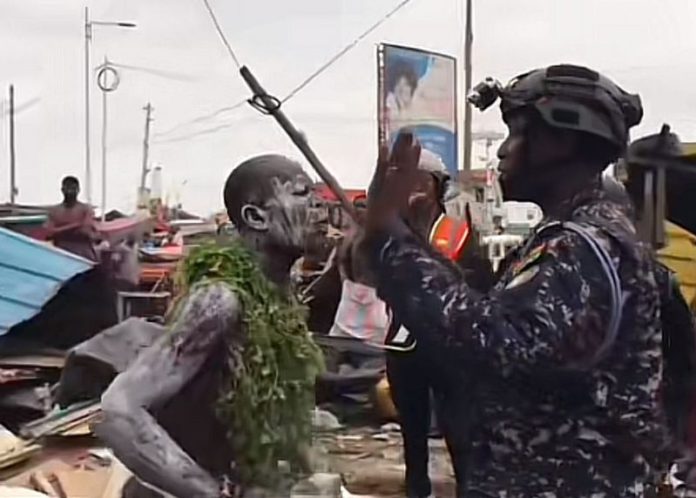 Fetish priest cries out after demolition Fetish priest cries out after demolition