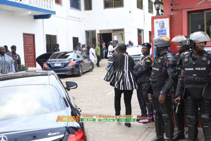 NPP elections: Tension mounts at NPP headquarters as coalition commences