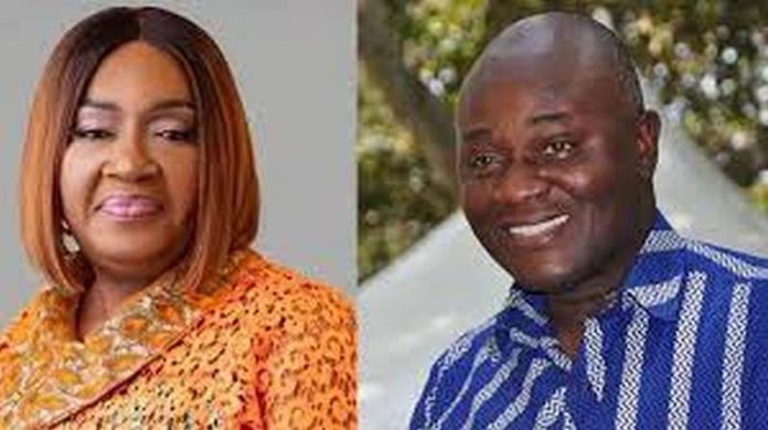 Dan Botwe and DACF boss Naa Torshie Dan Botwe and DACF boss Naa Torshie