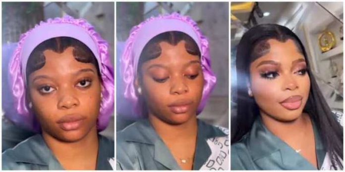 The video of the lace frontal wig has trended Credit: @kim_beautystudio The video of the lace frontal wig has trended Credit: @kim_beautystudio
