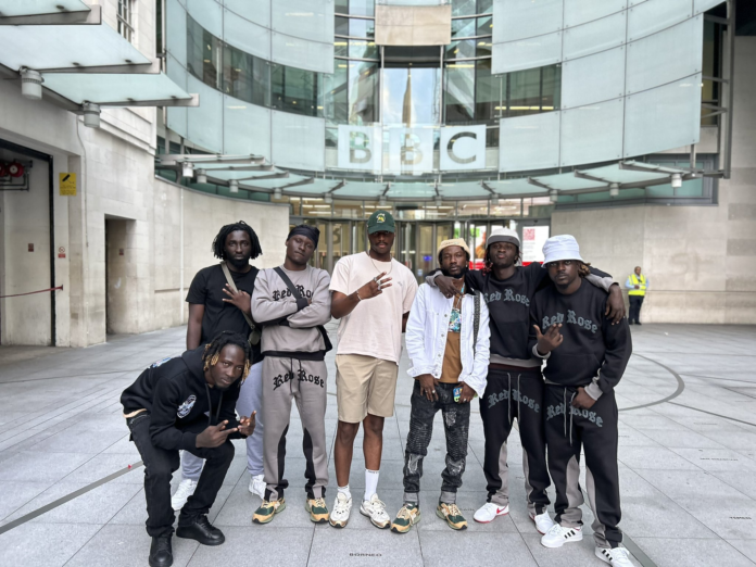 Asakaa Boys visit the BBC in London