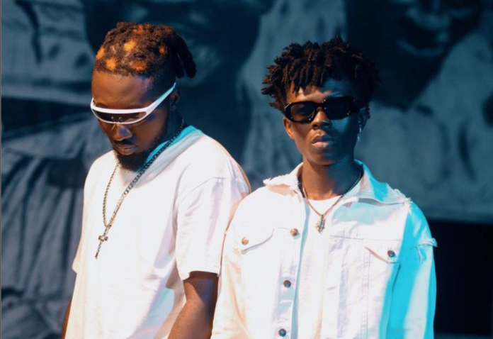 Rappers Amerado and Strongman