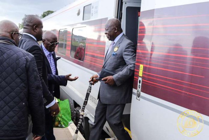 Otumfour Osei Tutu II arrives in Scotland for a 3-day working visit Credit: Manhyia Palace Otumfour Osei Tutu II arrives in Scotland for a 3-day working visit Credit: Manhyia Palace