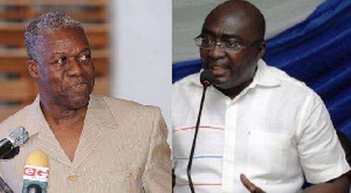 Late Paa Kwesi Amissah-Arthur and VP Mahamudu Bawumia Late Paa Kwesi Amissah-Arthur and VP Mahamudu Bawumia