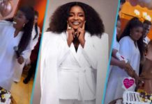 Celebrities grace Ohemaa Mercy’s birthday bash Ohemaa Mercy celebrates her 46th birthday with friends. Image credit: @tracey_boakye