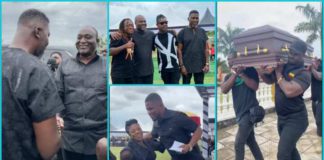 Alan Kyerematen, other big wigs mourn with Kwame A Plus at father’s funeral