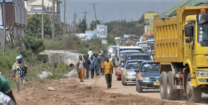 Gridlock on Mallam-Kasoa road after Tuesday's downpour Library photo Gridlock on Mallam-Kasoa road after Tuesday's downpour Library photo