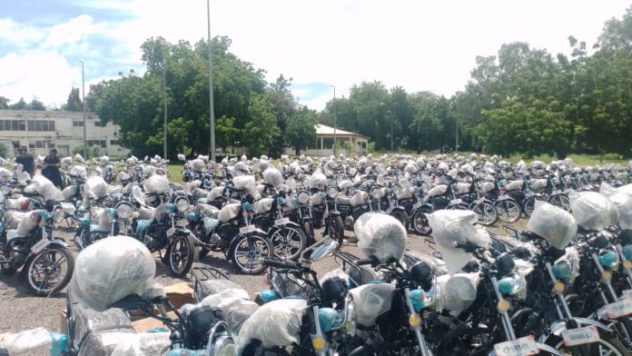 SOCO project: Govt delivers 164 motorcycles for Upper East Region