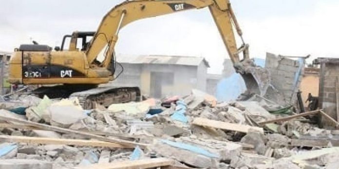 ablekuma demolition Photo Credit: Citinewsroom