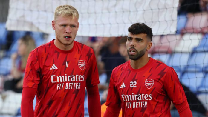arsenal-goalkeepers-aaron-ramsdale-david-raya