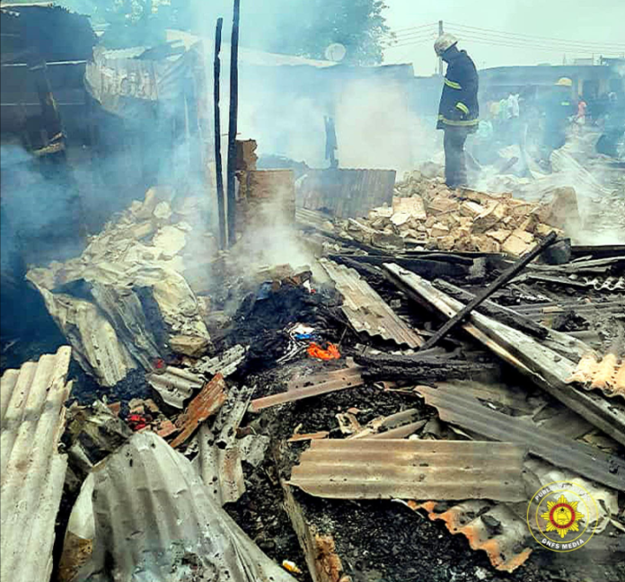 Over 300 shops destroyed as fire guts Kantamanto CMB