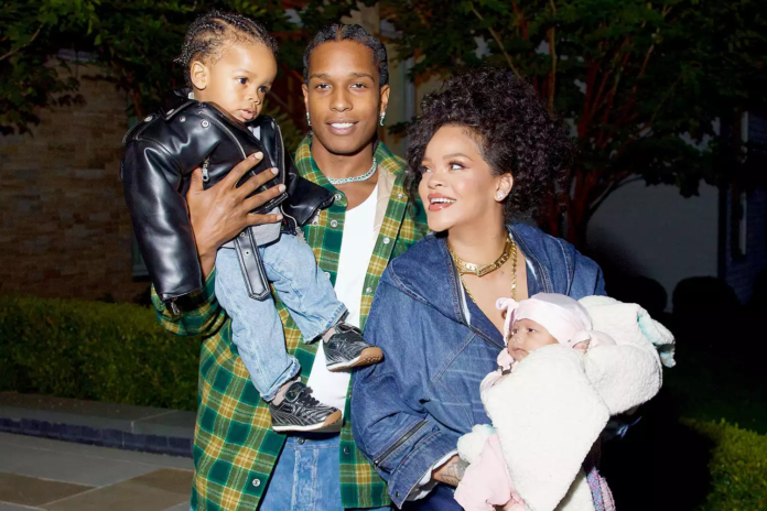 Rihanna shows face of newborn baby in stunning photos