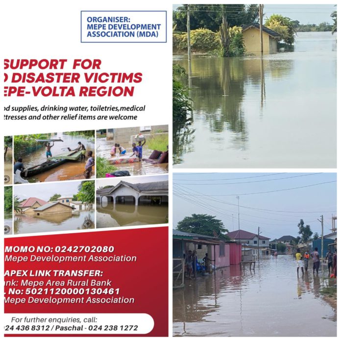 Adom Support for Mepe Flood Victims Adom Support for Mepe Flood Victims