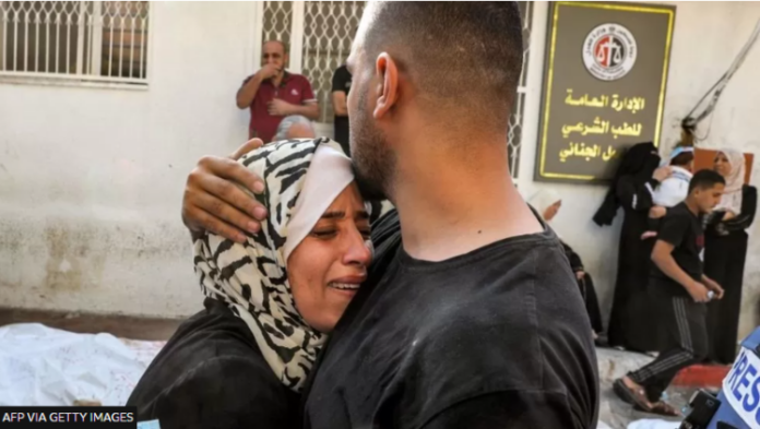 Hospitals in Gaza are completely overwhelmed