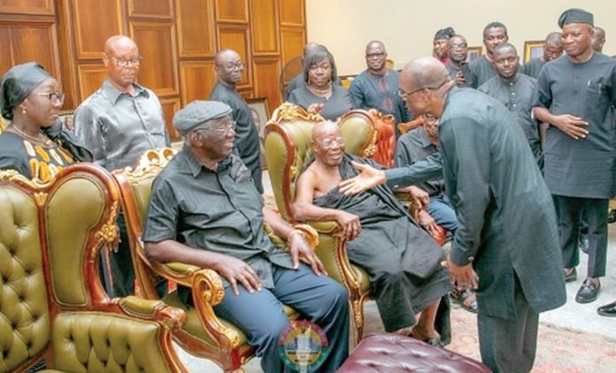 Kufuor, Bagbin and MPs