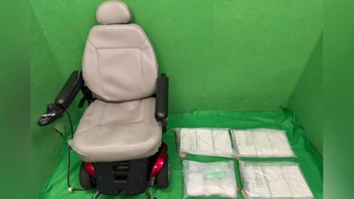 Motorised wheelchair cocaine