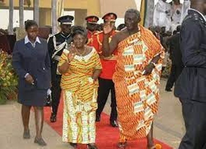 Kufuor and wife