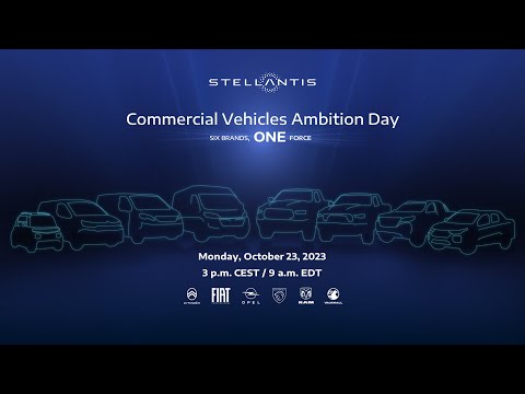 Stellantis to Present Commercial Vehicles Strategy and New Global Van Lineup on October 23