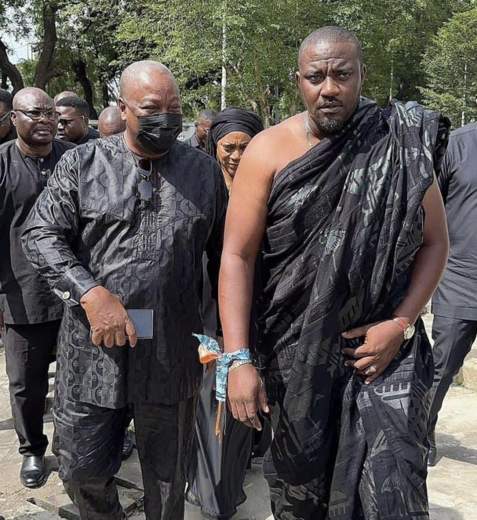 Mahama and John Dumelo