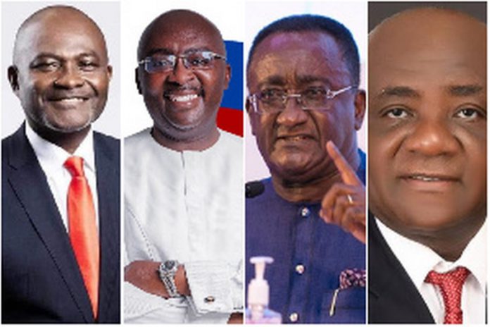 NPP flagbearer race Kennedy Agyapong, Bawumia, Afriyie Akoto, Addai-Nimo