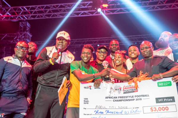 AFREXIMBANK Sponsors African Freestyle Football Contest Organised by Feet 'N' Tricks
