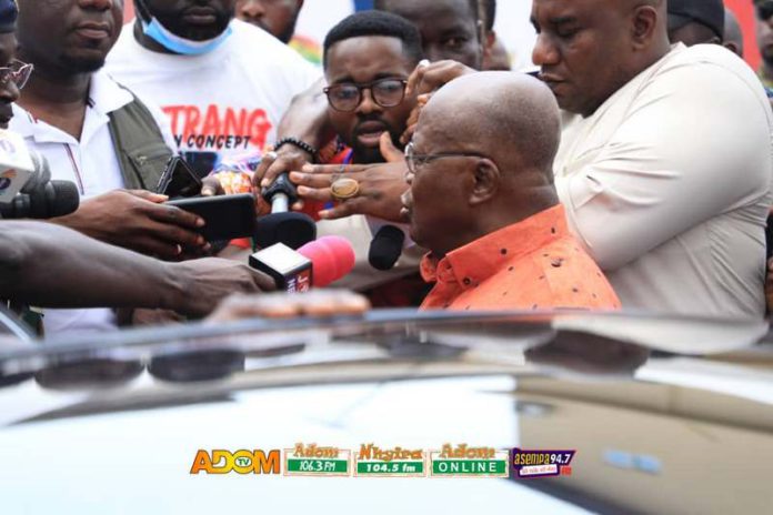 akufo addo at NPP headquarters