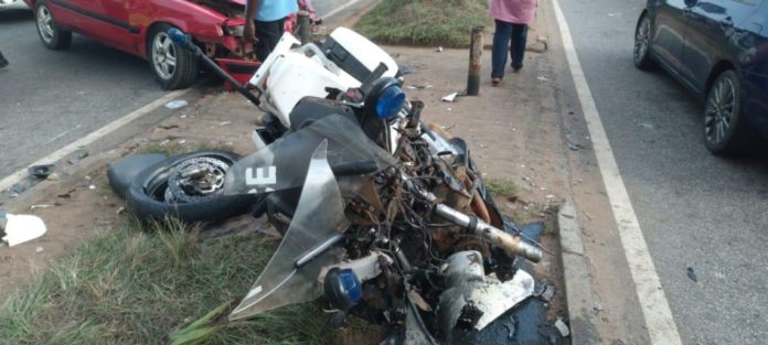 Dispatch rider accident