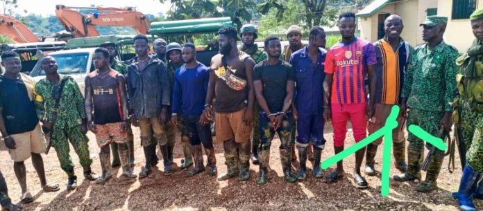 Galamsey Anwiaso forest reserve