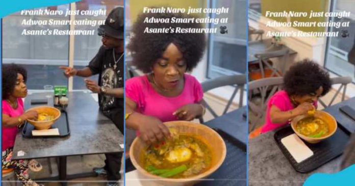 Adwoa Smart and Frank Naro Photo Source: asantes_restaurant Adwoa Smart and Frank Naro Photo Source: asantes_restaurant