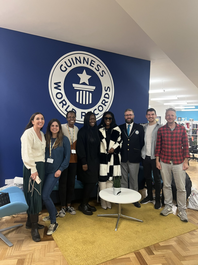 Hilda Baci visits Guinness World Records headquarters in London