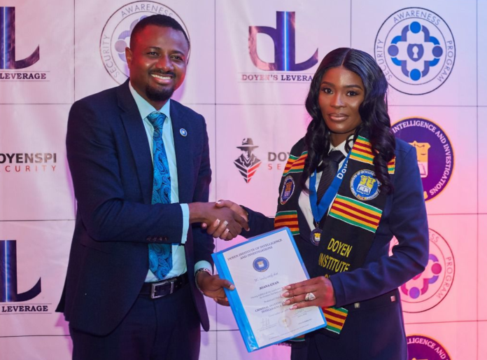 Joana Gyan, Amenfi Central Parliamentary Candidate, Graduates from Doyen Institute Joana Gyan, Amenfi Central Parliamentary Candidate, Graduates from Doyen Institute