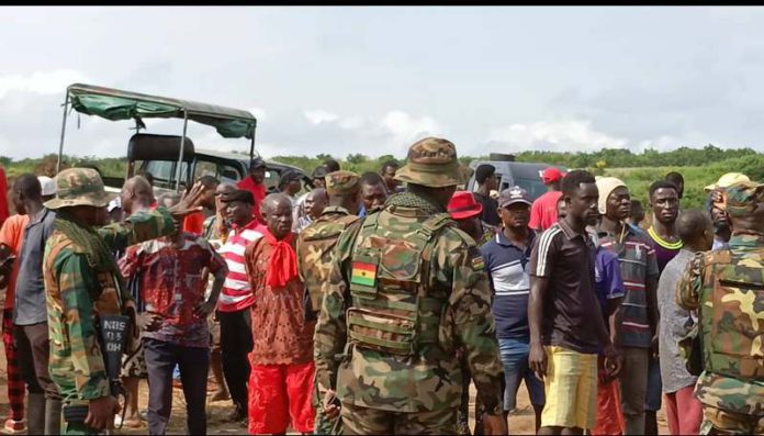 military clash with chiefs and residents