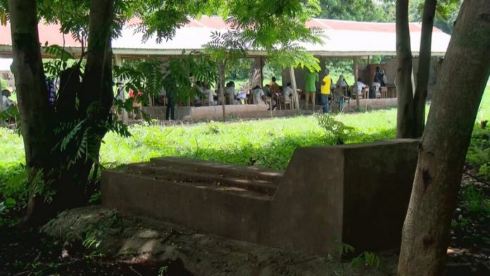 cemetery in school