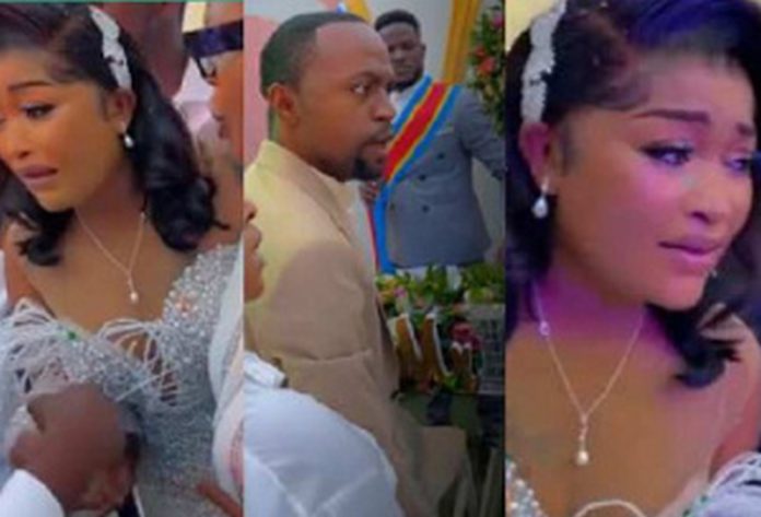The bride's wedding was disrupted by her ex-lover The bride's wedding was disrupted by her ex-lover