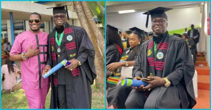 SP Kofi Sarpong has bagged a Master's degree from GIMPA Photo source: @ghkwaku SP Kofi Sarpong has bagged a Master's degree from GIMPA Photo source: @ghkwaku