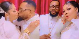 Nana Agradaa and her husband, Asiamah