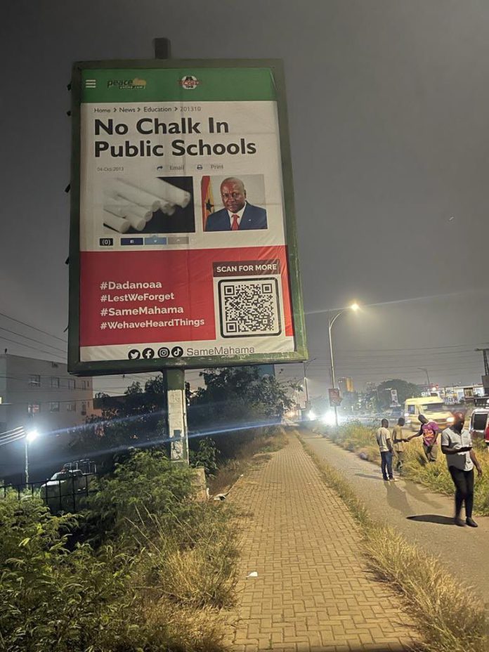 Mahama billboard