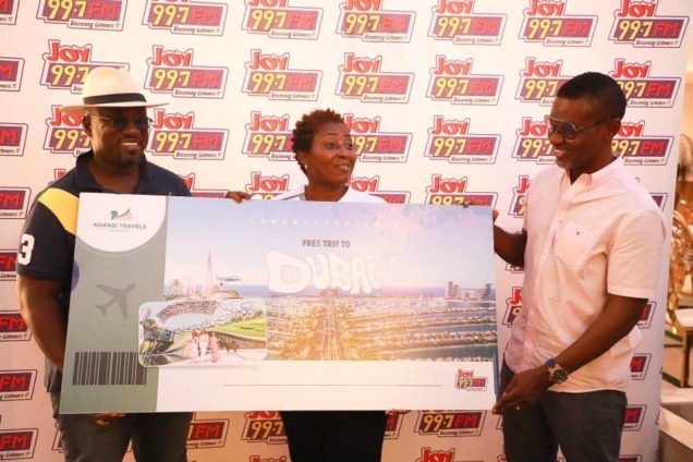Joy FM Loyal listener wins all-expense paid trip to Dubai